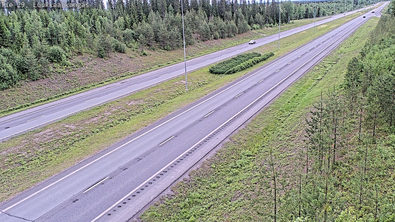 Weather Camera Image Road 29 Tornio Luukkaankangas, Tornio, Lappi