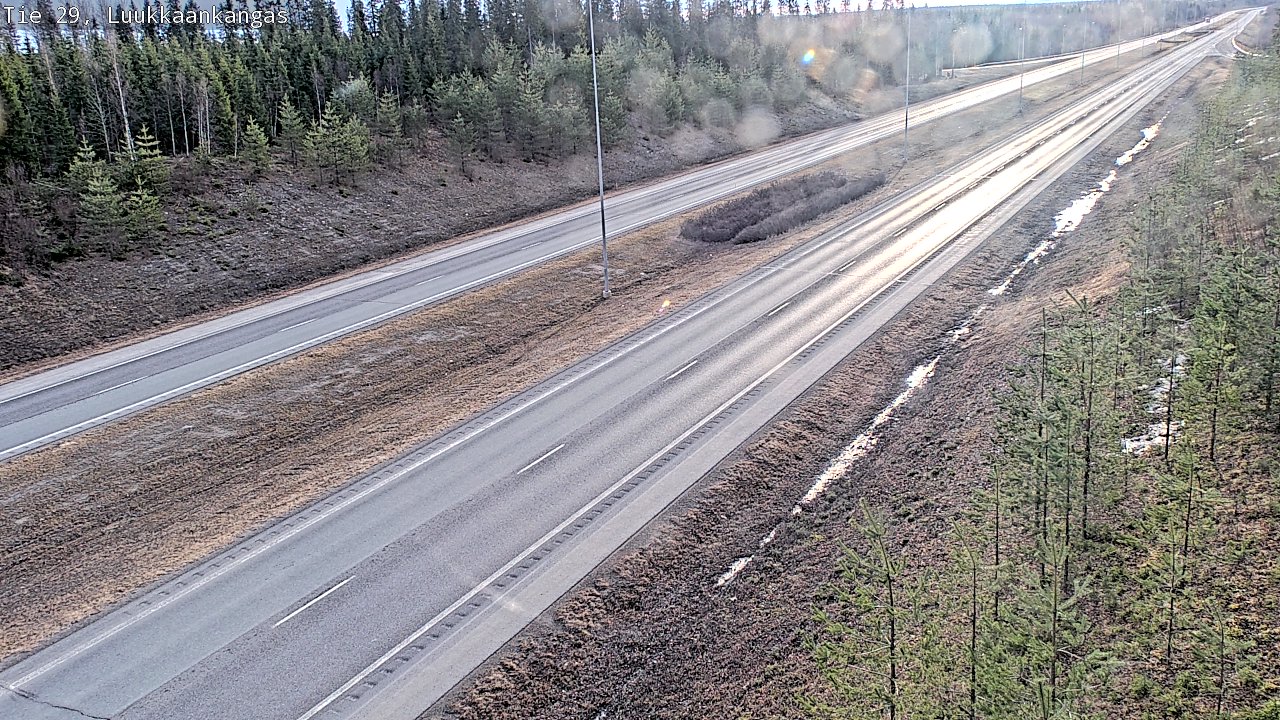 Weather Camera Image Road 29 Tornio Luukkaankangas, Tornio, Lappi