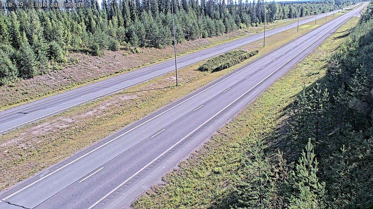 Weather Camera Image Road 29 Tornio Luukkaankangas, Tornio, Lappi