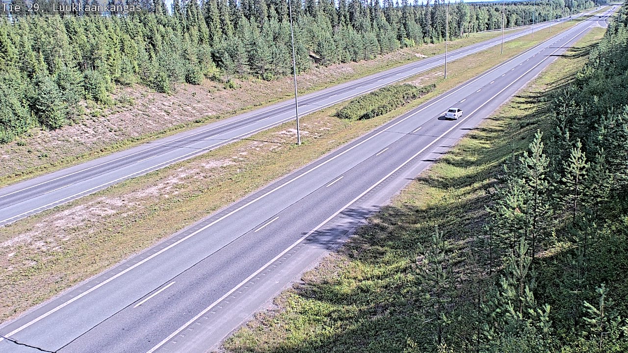 Weather Camera Image Road 29 Tornio Luukkaankangas, Tornio, Lappi