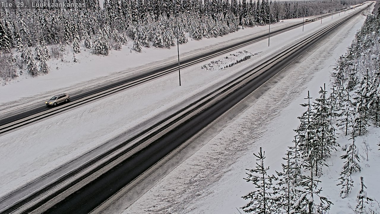 Weather Camera Image Väg 29 Torneå Luukkaankangas, Tornio, Lappi