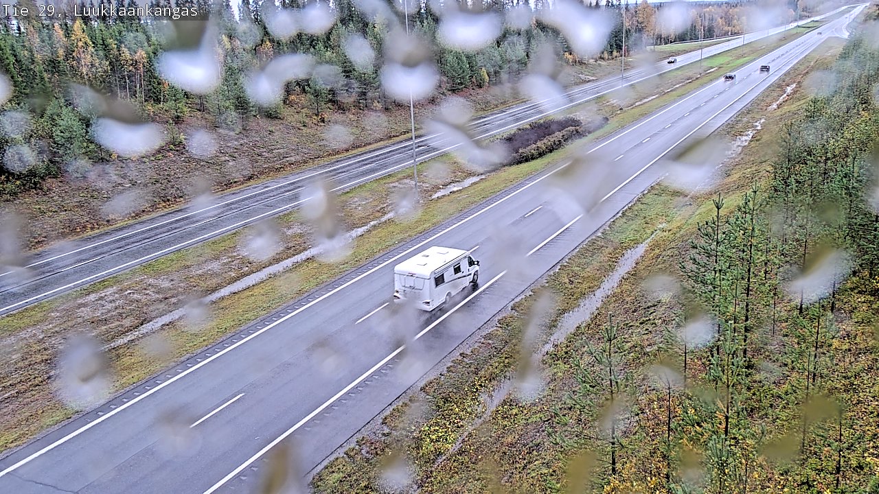 Weather Camera Image Väg 29 Torneå Luukkaankangas, Tornio, Lappi