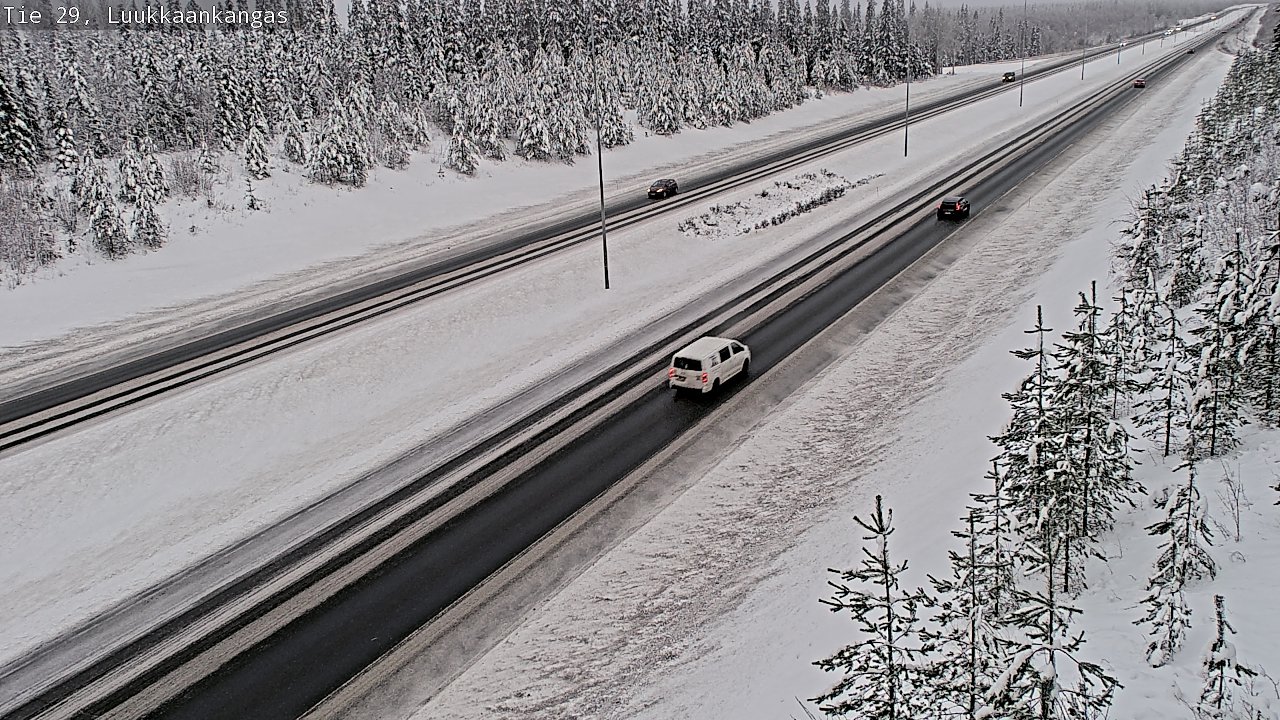 Weather Camera Image Väg 29 Torneå Luukkaankangas, Tornio, Lappi