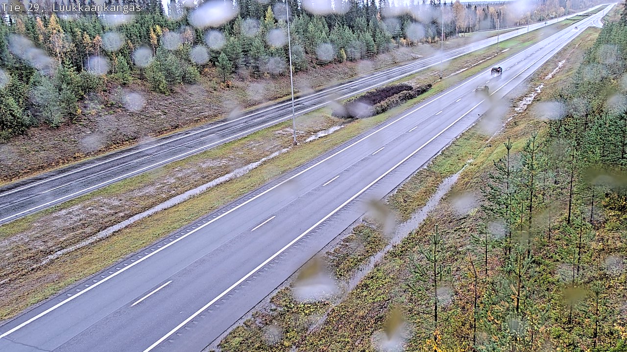 Weather Camera Image Väg 29 Torneå Luukkaankangas, Tornio, Lappi