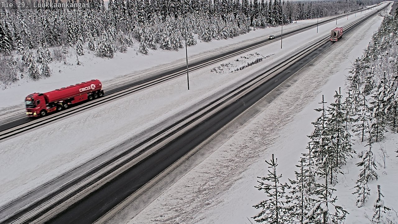 Weather Camera Image Väg 29 Torneå Luukkaankangas, Tornio, Lappi
