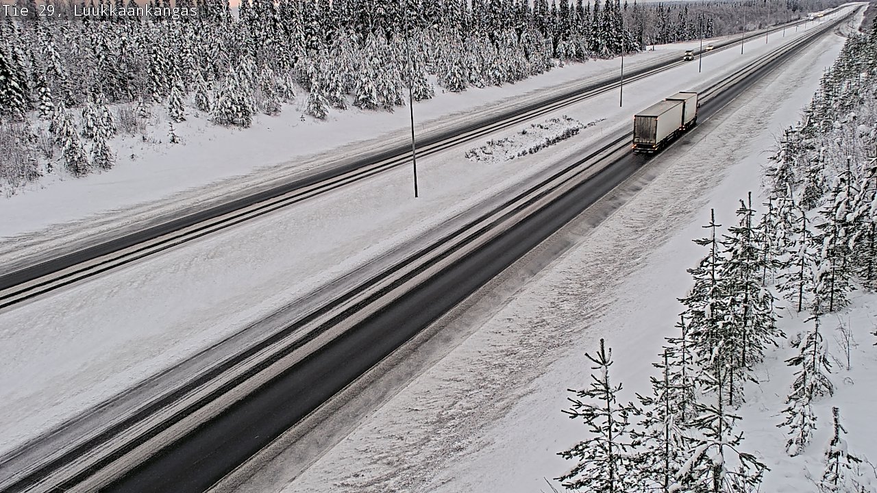 Weather Camera Image Väg 29 Torneå Luukkaankangas, Tornio, Lappi