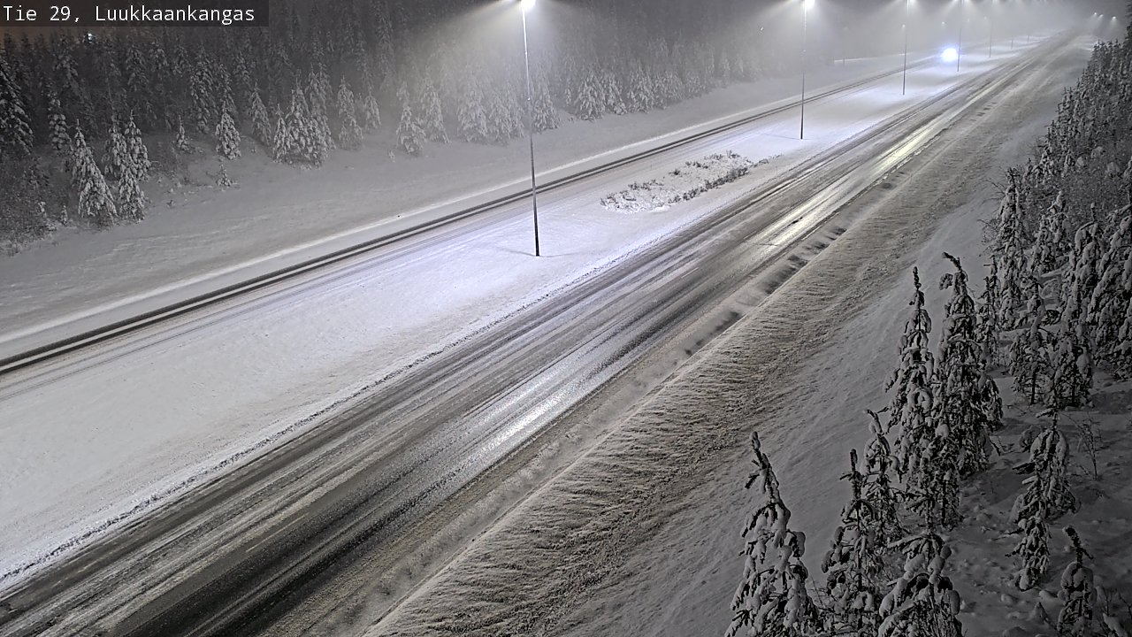 Weather Camera Image Väg 29 Torneå Luukkaankangas, Tornio, Lappi