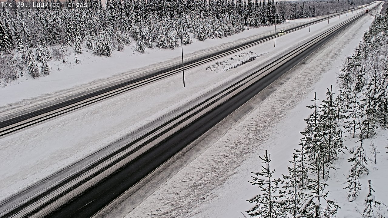 Weather Camera Image Väg 29 Torneå Luukkaankangas, Tornio, Lappi
