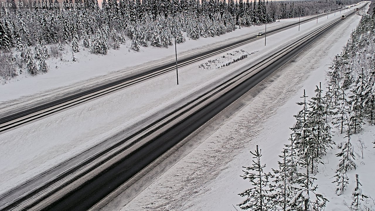 Weather Camera Image Väg 29 Torneå Luukkaankangas, Tornio, Lappi