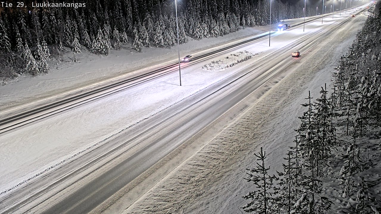Weather Camera Image Väg 29 Torneå Luukkaankangas, Tornio, Lappi