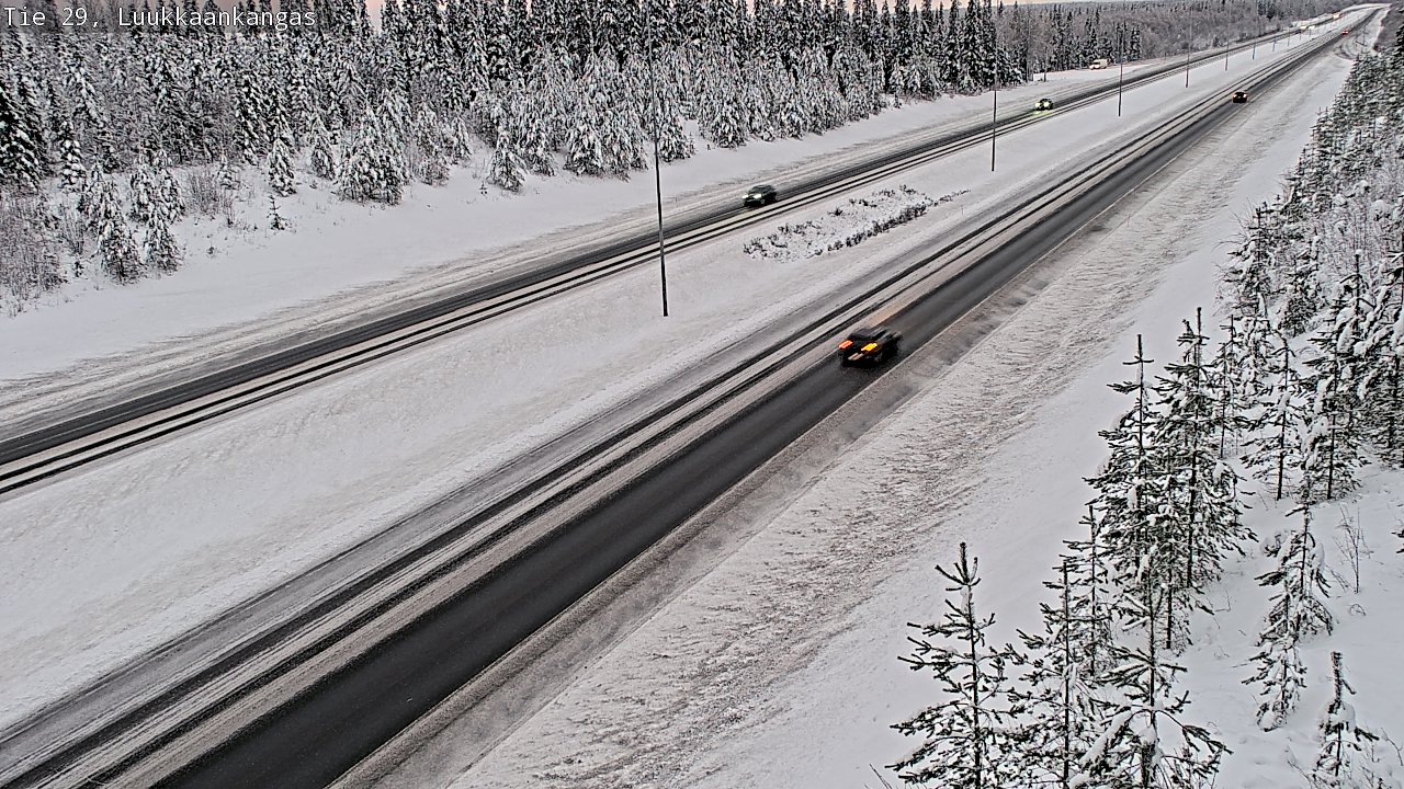 Weather Camera Image Väg 29 Torneå Luukkaankangas, Tornio, Lappi