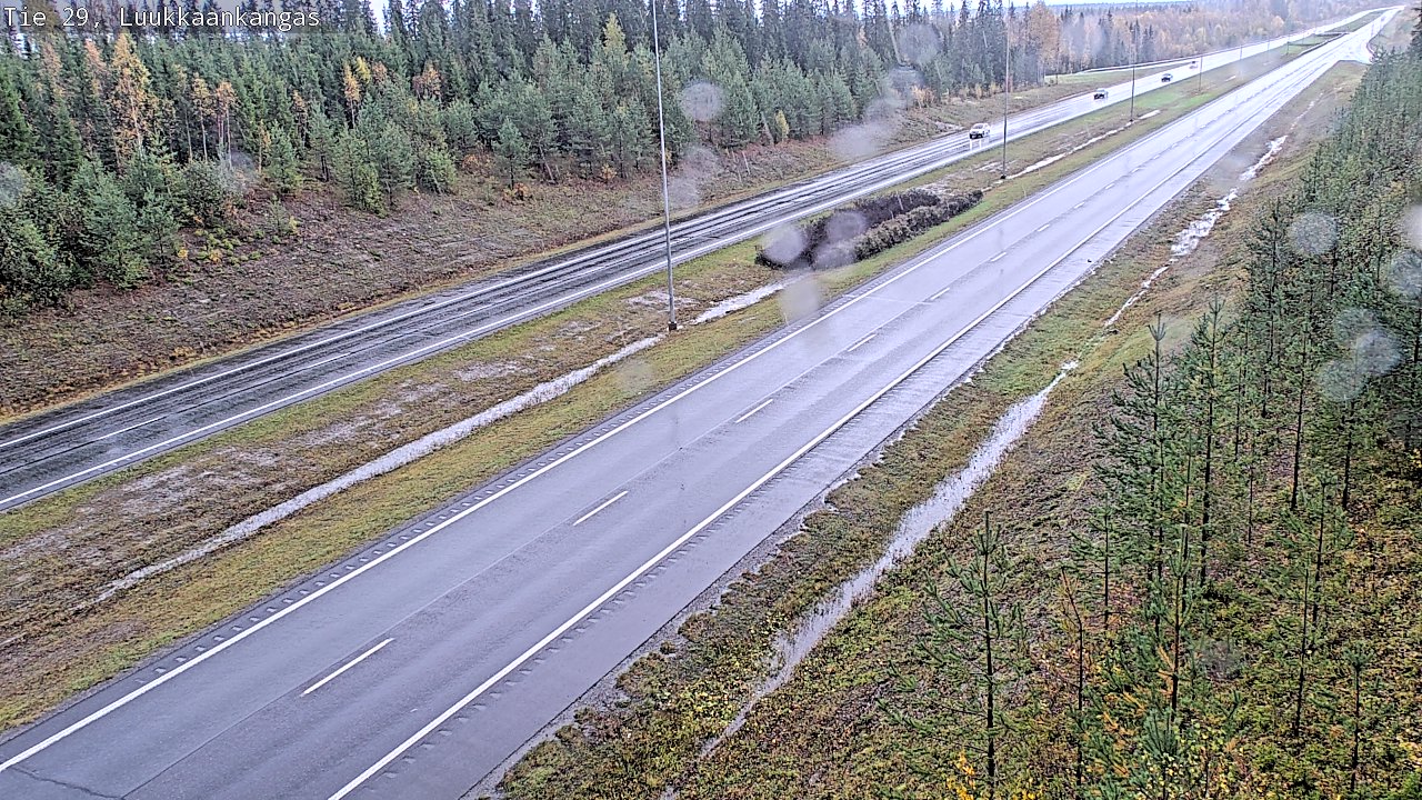 Weather Camera Image Väg 29 Torneå Luukkaankangas, Tornio, Lappi