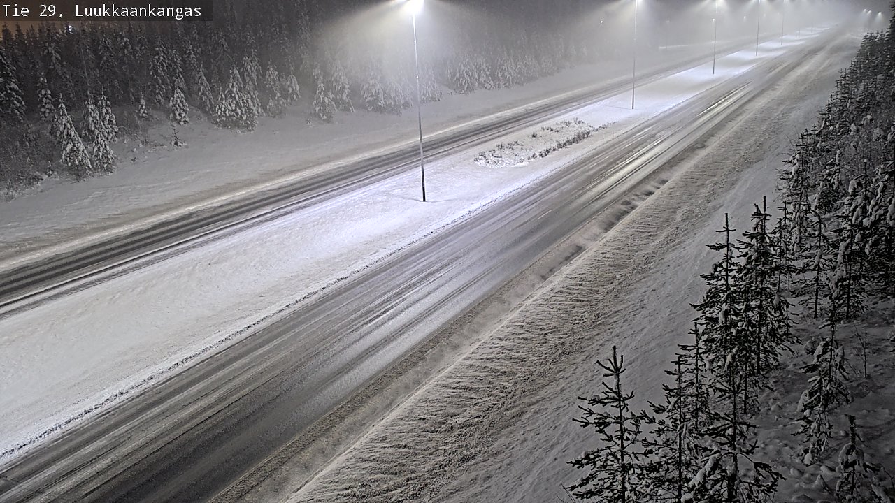 Weather Camera Image Väg 29 Torneå Luukkaankangas, Tornio, Lappi