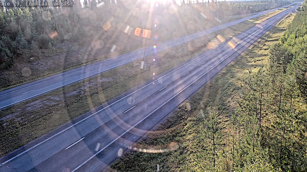 Weather Camera Image Road 29 Tornio Luukkaankangas, Tornio, Lappi