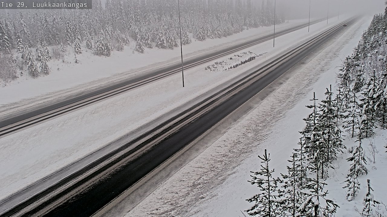 Weather Camera Image Väg 29 Torneå Luukkaankangas, Tornio, Lappi