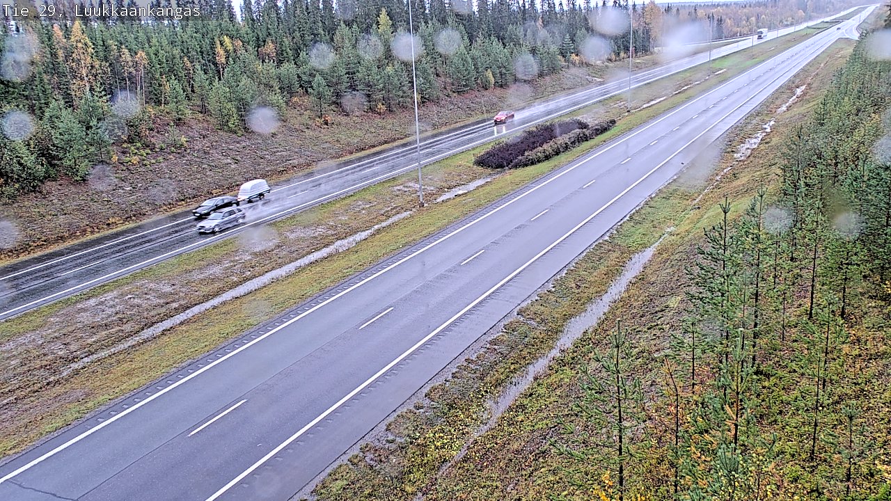 Weather Camera Image Väg 29 Torneå Luukkaankangas, Tornio, Lappi