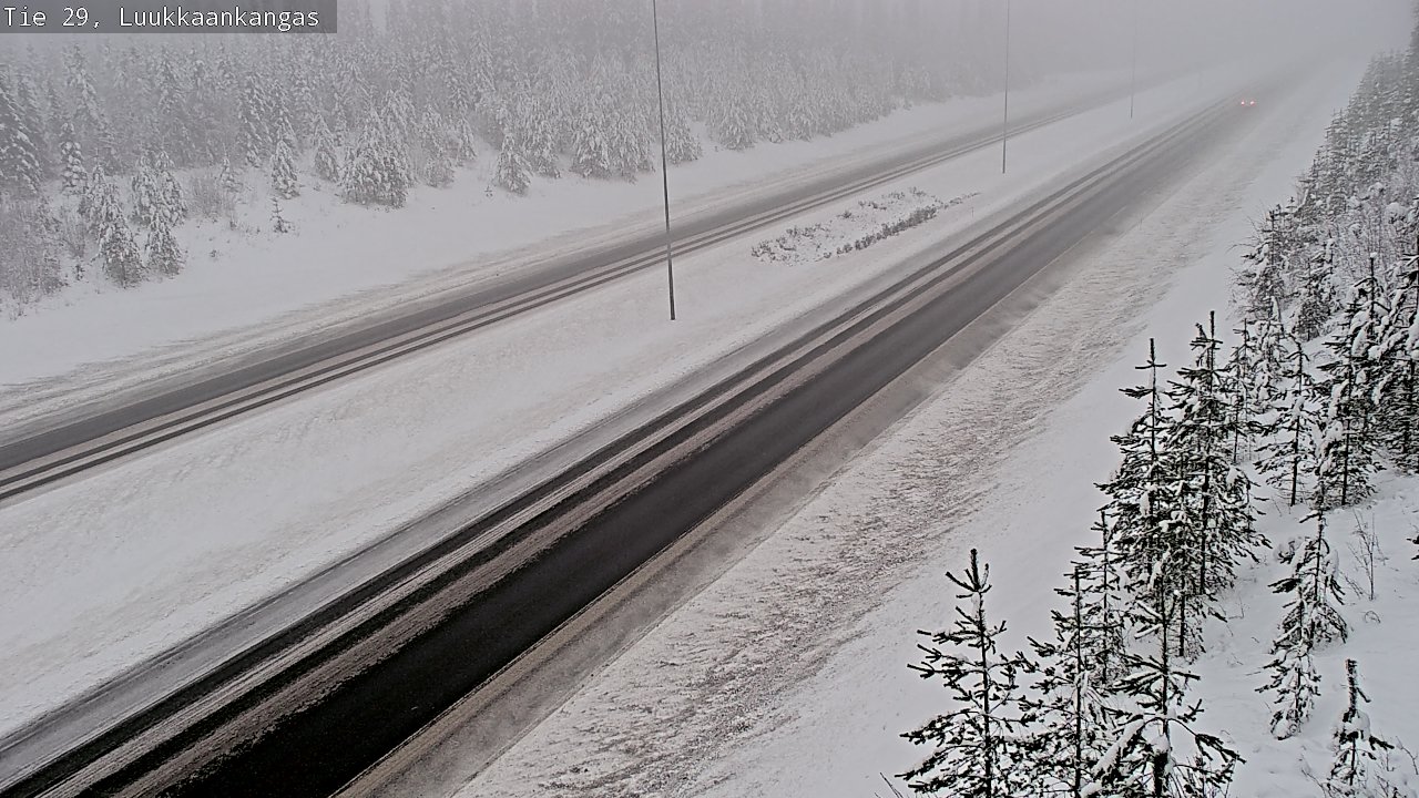 Weather Camera Image Väg 29 Torneå Luukkaankangas, Tornio, Lappi