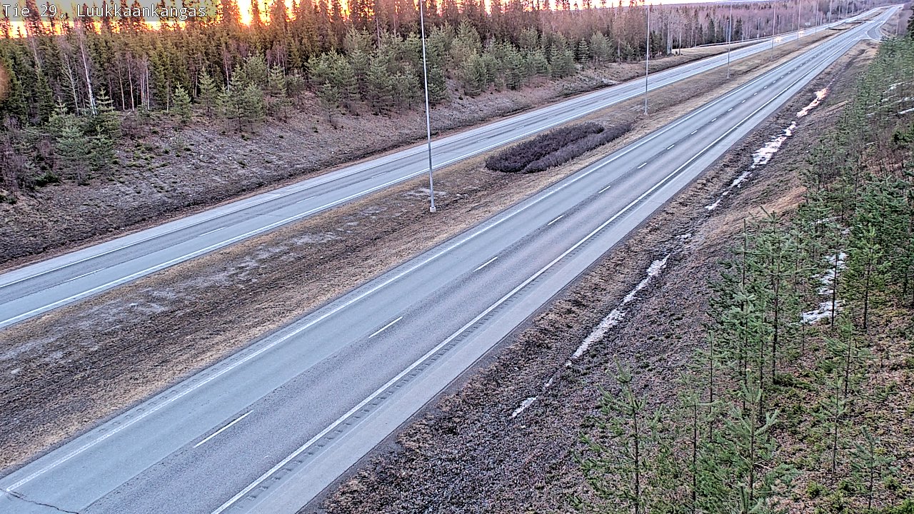 Weather Camera Image Road 29 Tornio Luukkaankangas, Tornio, Lappi