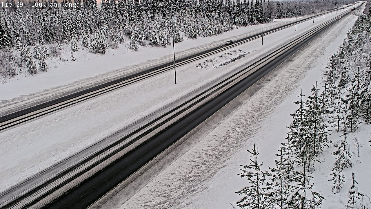 Weather Camera Image Väg 29 Torneå Luukkaankangas, Tornio, Lappi
