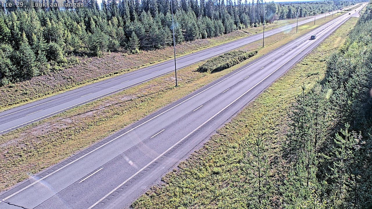 Weather Camera Image Road 29 Tornio Luukkaankangas, Tornio, Lappi