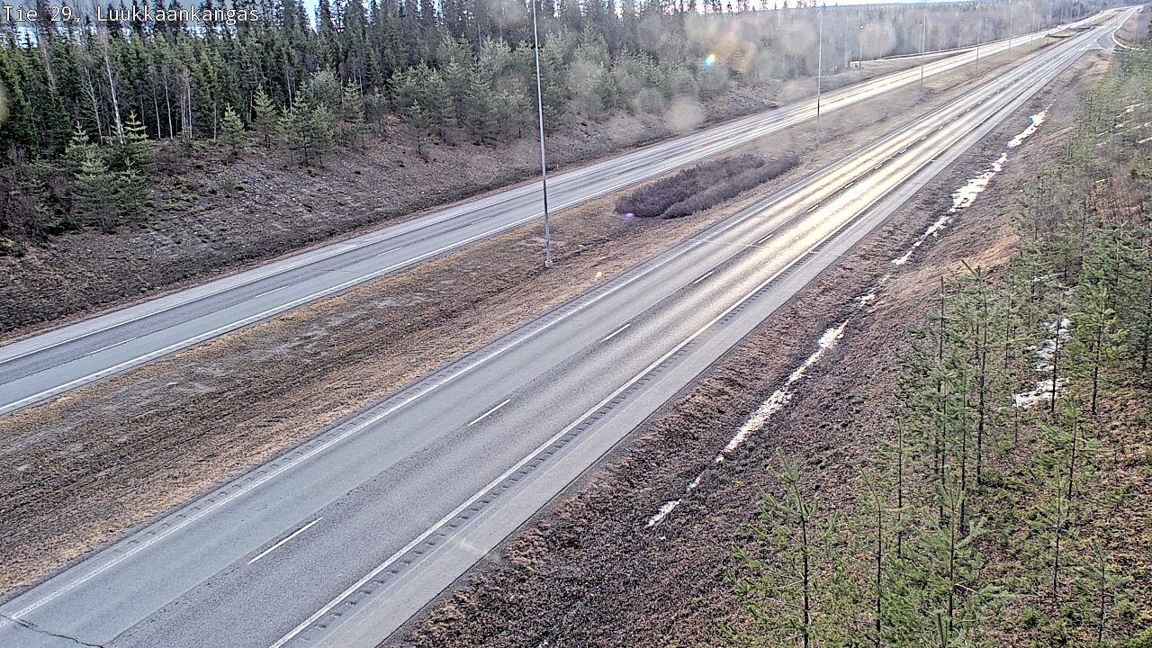 Weather Camera Image Road 29 Tornio Luukkaankangas, Tornio, Lappi