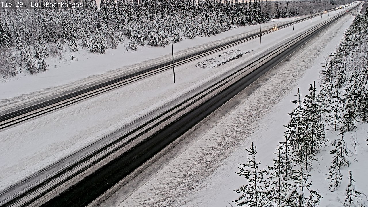 Weather Camera Image Väg 29 Torneå Luukkaankangas, Tornio, Lappi