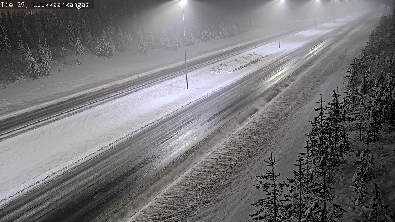 Weather Camera Image Väg 29 Torneå Luukkaankangas, Tornio, Lappi