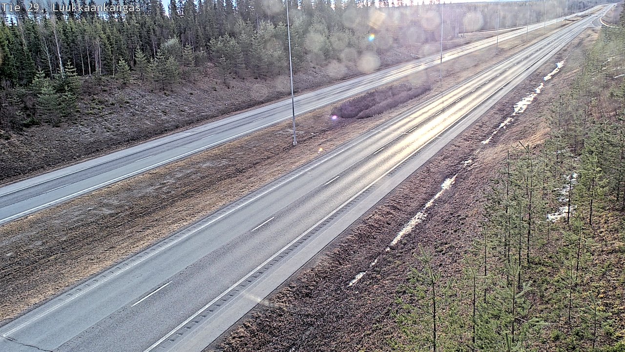 Weather Camera Image Road 29 Tornio Luukkaankangas, Tornio, Lappi