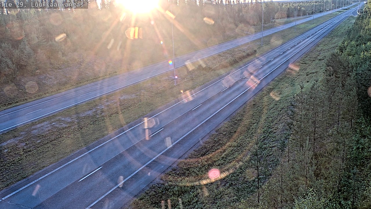 Weather Camera Image Road 29 Tornio Luukkaankangas, Tornio, Lappi