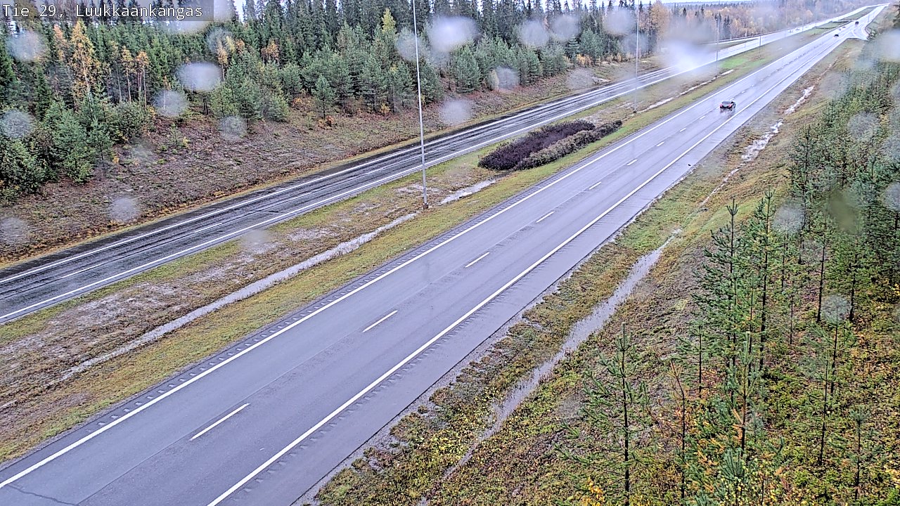 Weather Camera Image Väg 29 Torneå Luukkaankangas, Tornio, Lappi