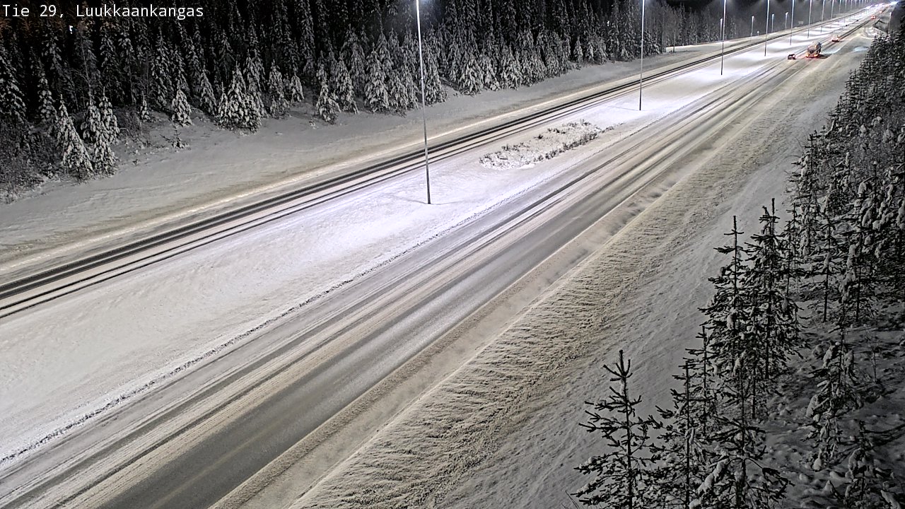 Weather Camera Image Väg 29 Torneå Luukkaankangas, Tornio, Lappi