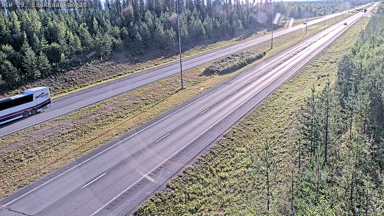 Weather Camera Image Road 29 Tornio Luukkaankangas, Tornio, Lappi