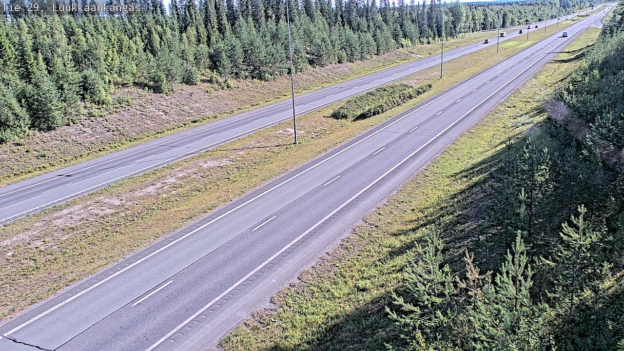 Weather Camera Image Road 29 Tornio Luukkaankangas, Tornio, Lappi