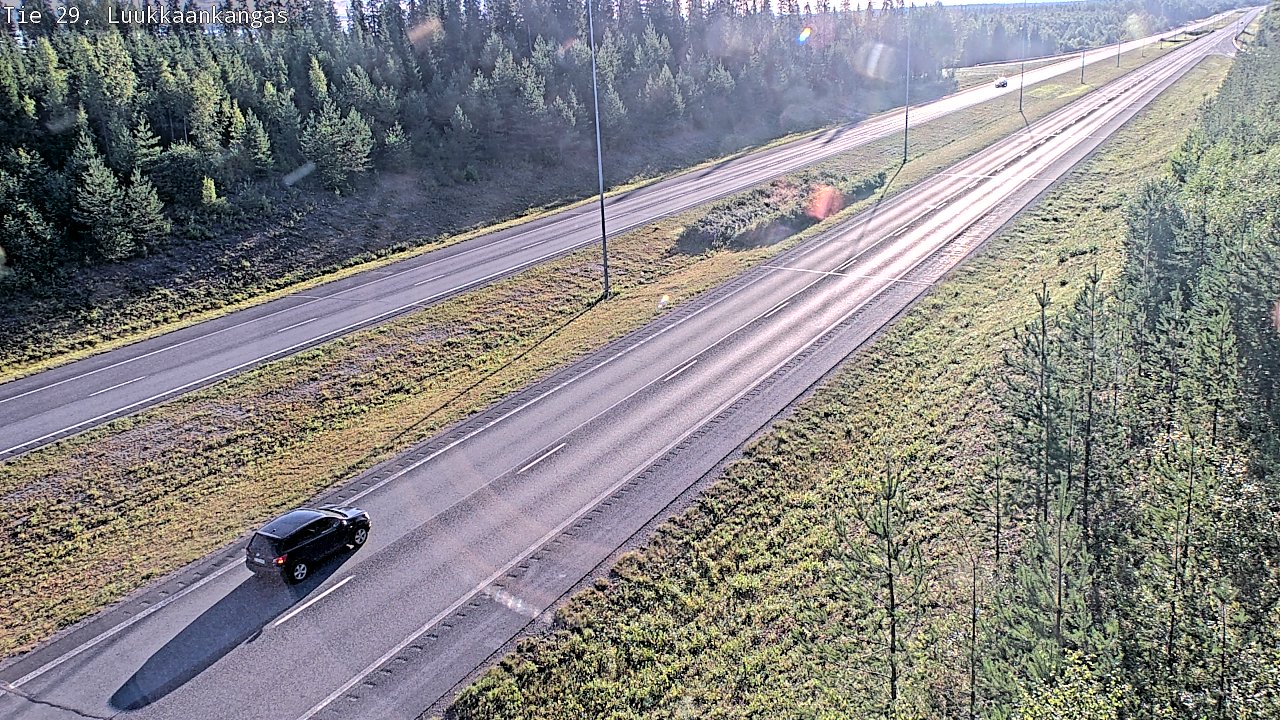 Weather Camera Image Road 29 Tornio Luukkaankangas, Tornio, Lappi