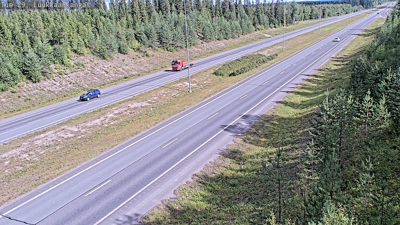 Weather Camera Image Road 29 Tornio Luukkaankangas, Tornio, Lappi