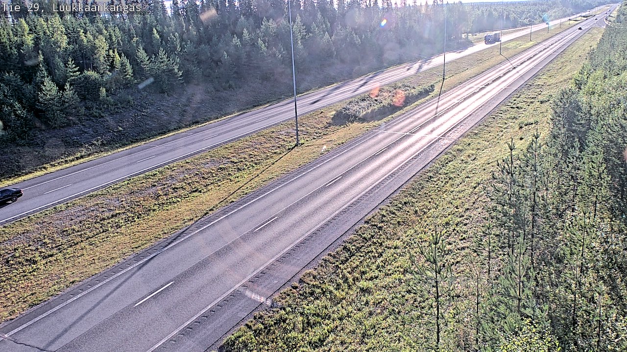 Weather Camera Image Road 29 Tornio Luukkaankangas, Tornio, Lappi