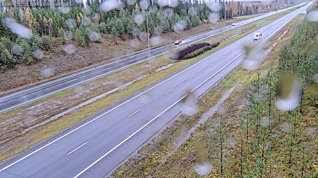 Weather Camera Image Väg 29 Torneå Luukkaankangas, Tornio, Lappi