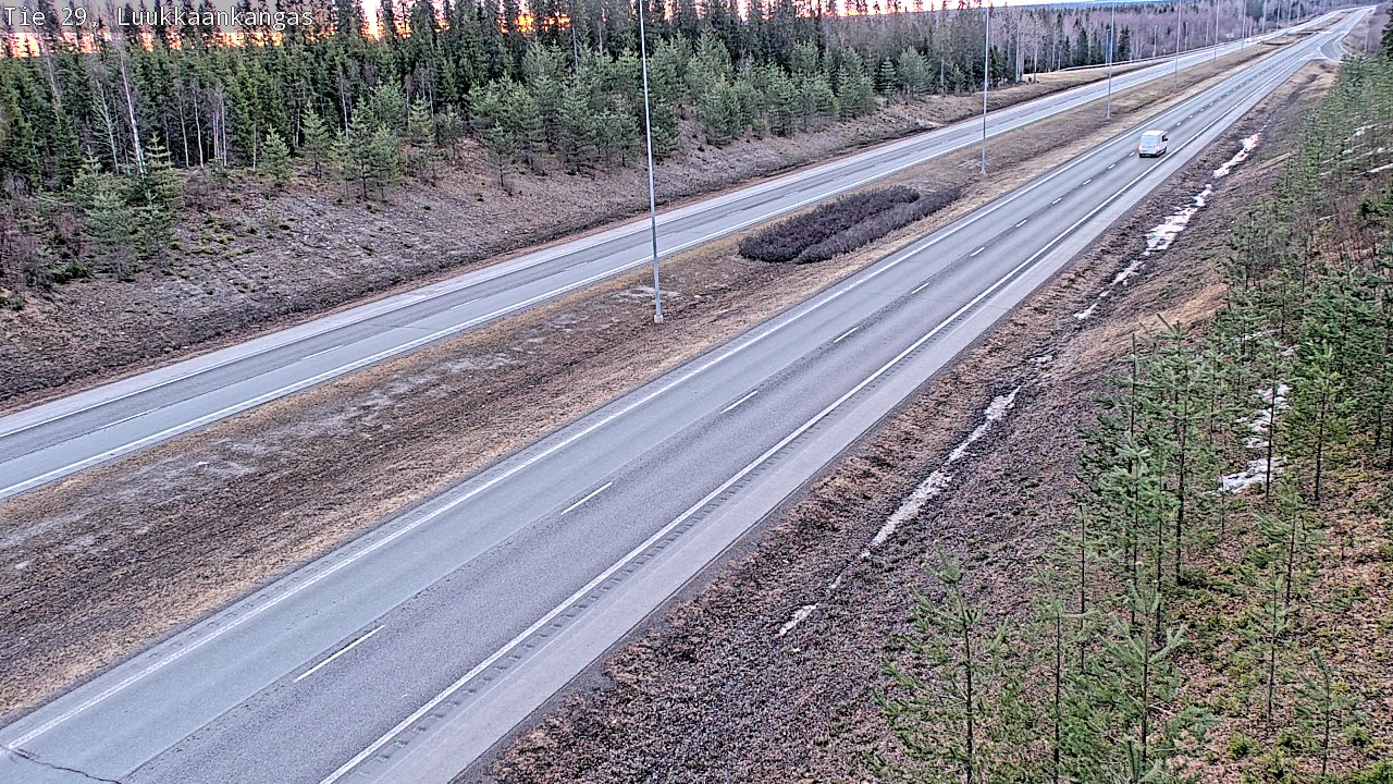Weather Camera Image Road 29 Tornio Luukkaankangas, Tornio, Lappi