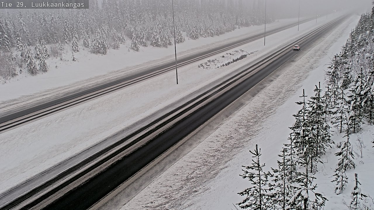 Weather Camera Image Väg 29 Torneå Luukkaankangas, Tornio, Lappi
