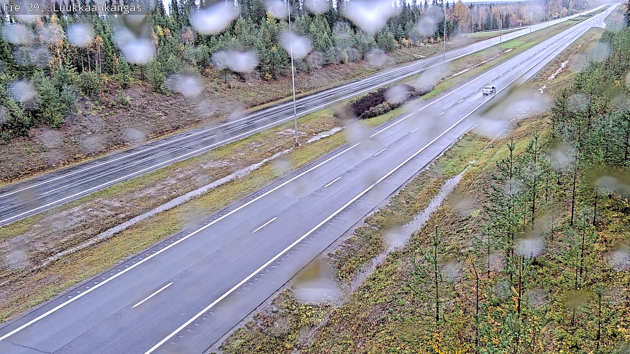 Weather Camera Image Väg 29 Torneå Luukkaankangas, Tornio, Lappi