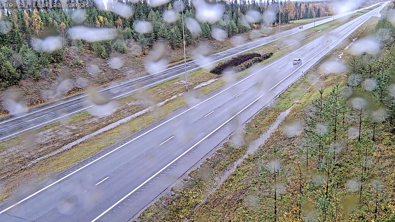 Weather Camera Image Väg 29 Torneå Luukkaankangas, Tornio, Lappi