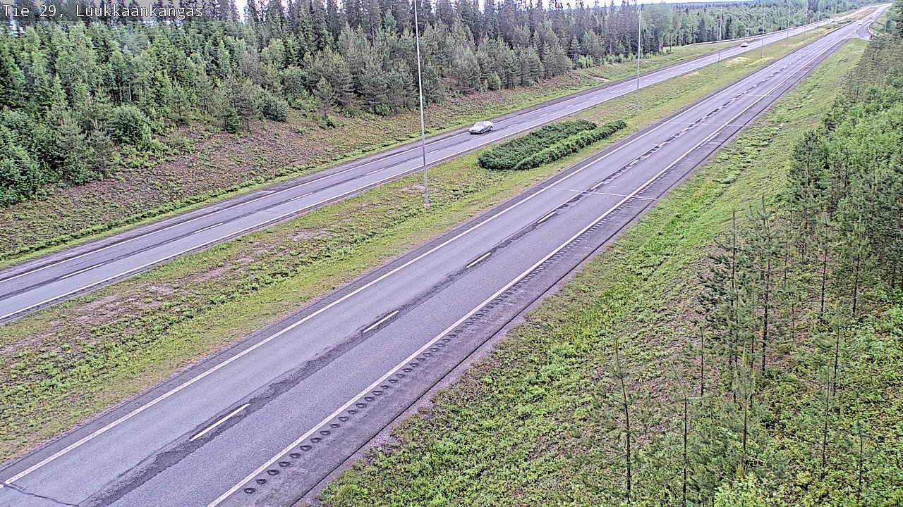 Weather Camera Image Road 29 Tornio Luukkaankangas, Tornio, Lappi