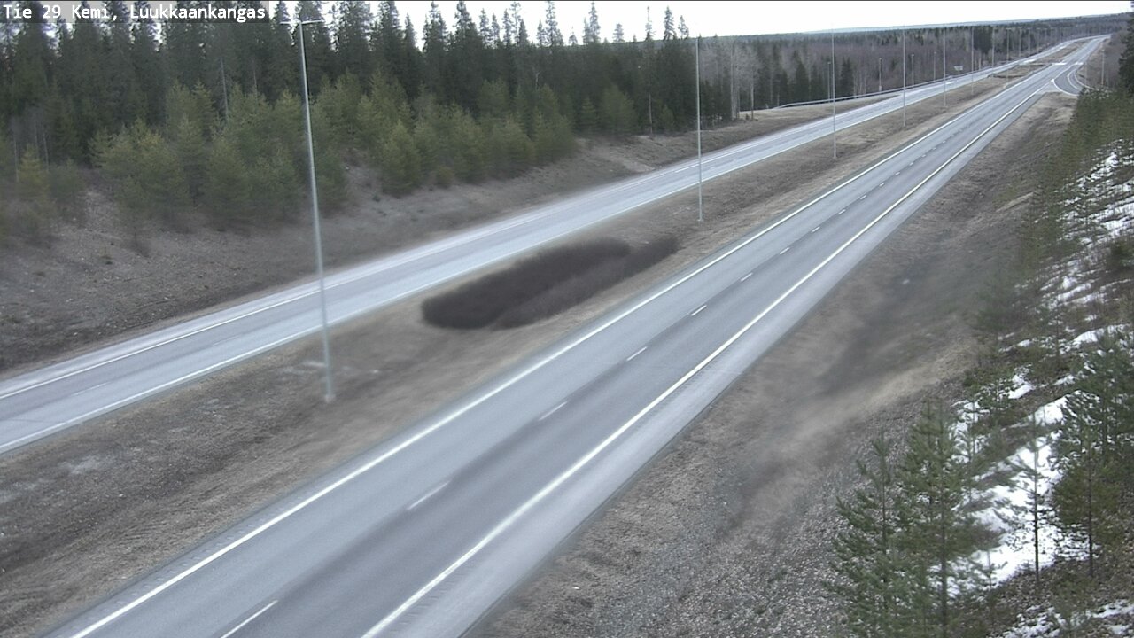 Weather Camera Image Road 29 Tornio Luukkaankangas, Tornio, Lappi