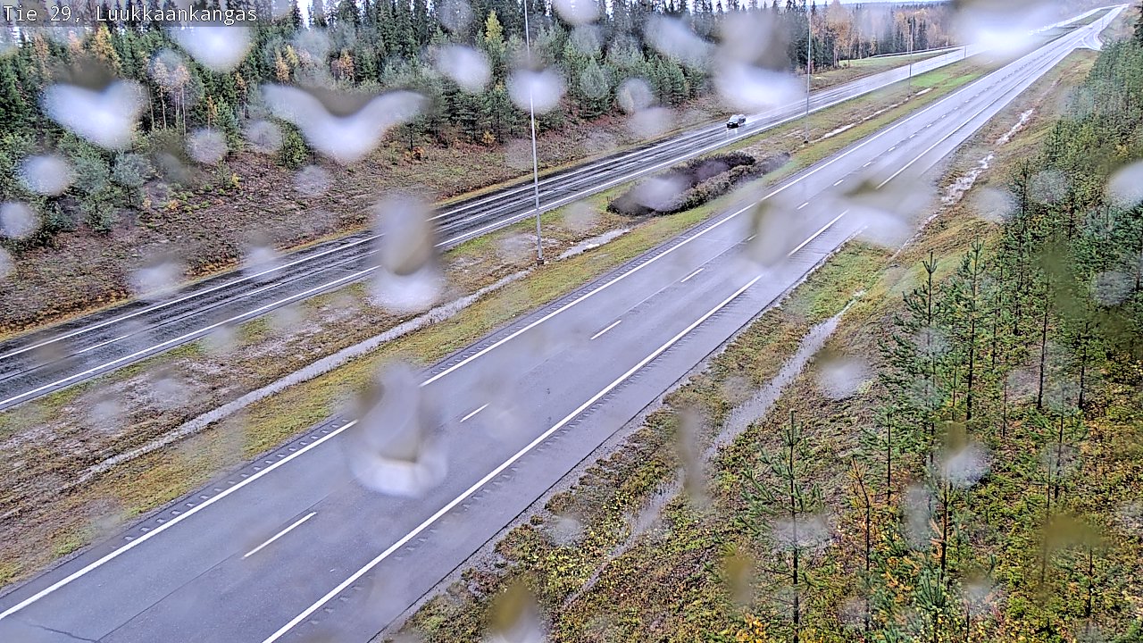 Weather Camera Image Väg 29 Torneå Luukkaankangas, Tornio, Lappi