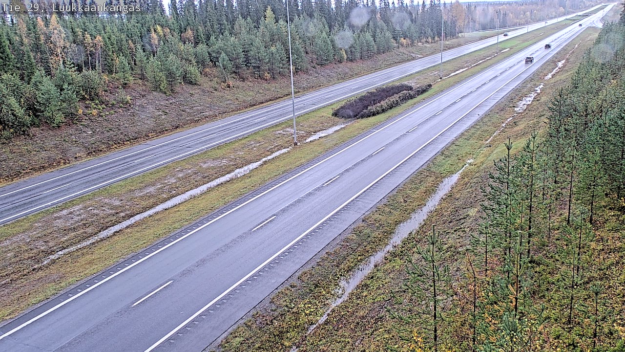 Weather Camera Image Väg 29 Torneå Luukkaankangas, Tornio, Lappi