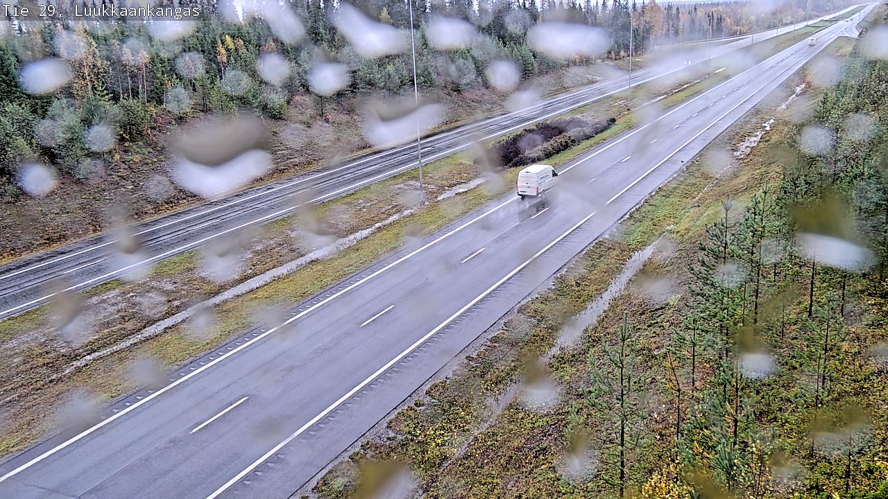 Weather Camera Image Väg 29 Torneå Luukkaankangas, Tornio, Lappi
