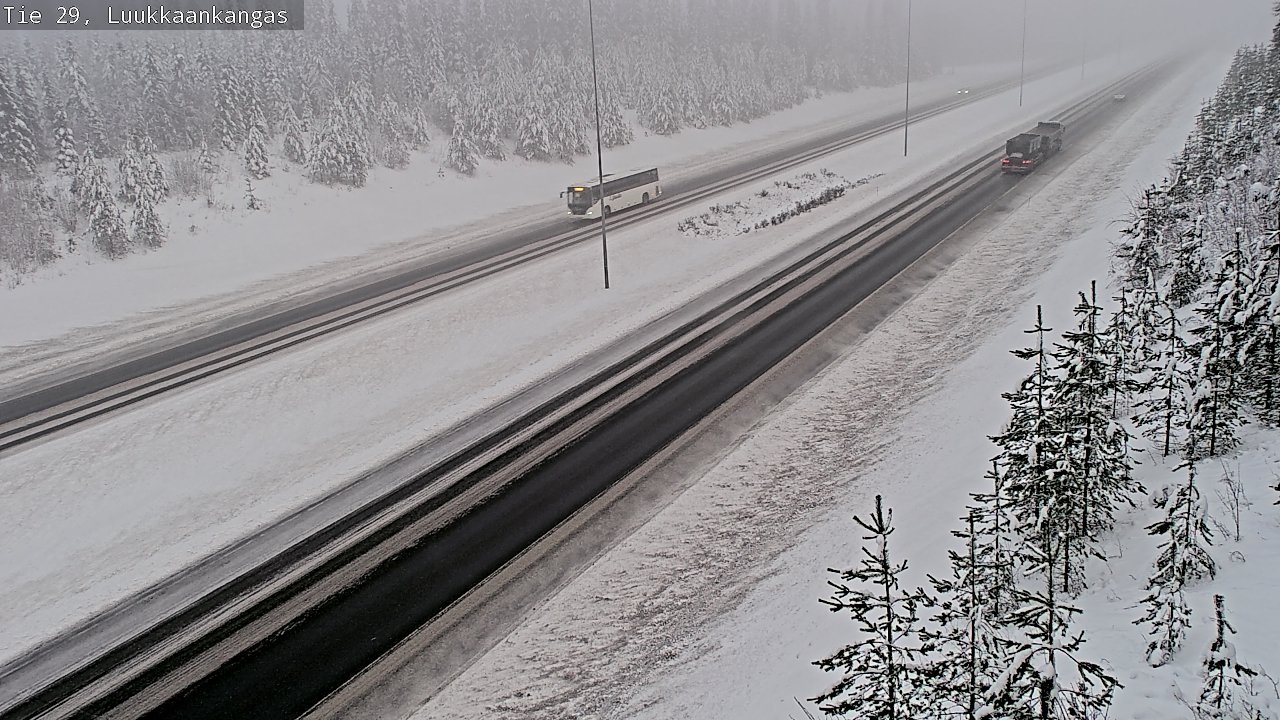 Weather Camera Image Väg 29 Torneå Luukkaankangas, Tornio, Lappi