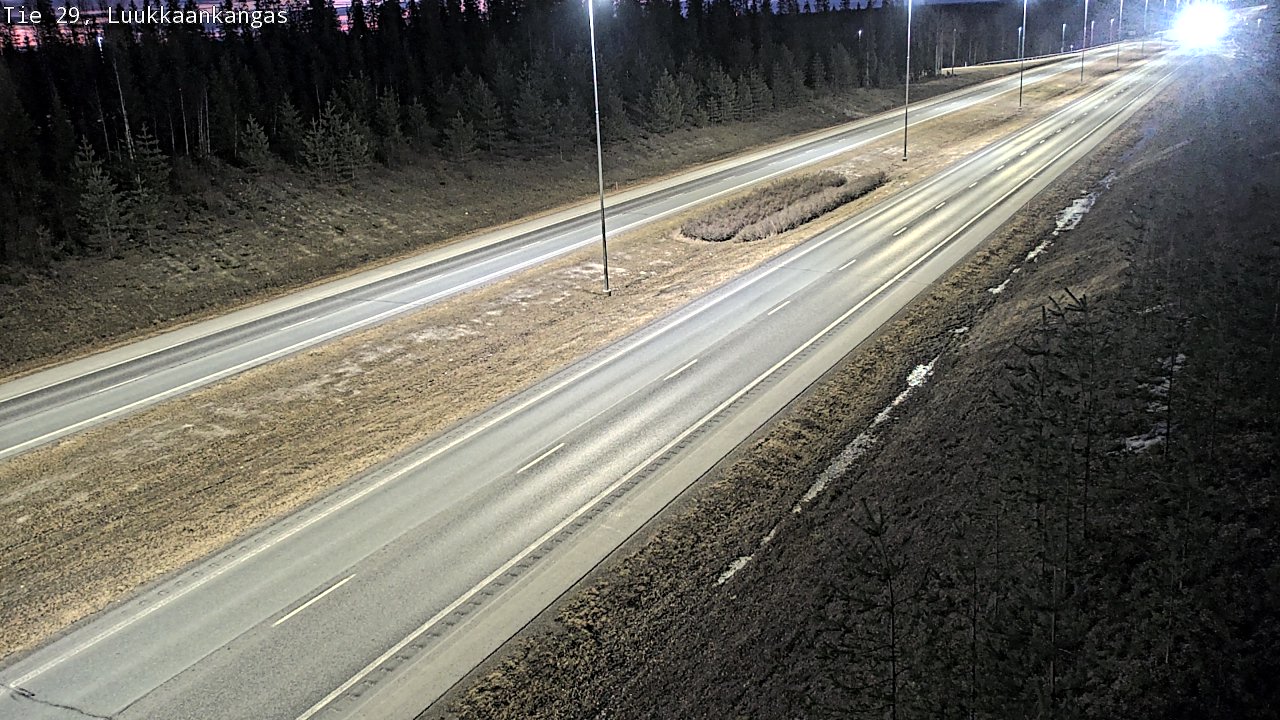 Weather Camera Image Road 29 Tornio Luukkaankangas, Tornio, Lappi