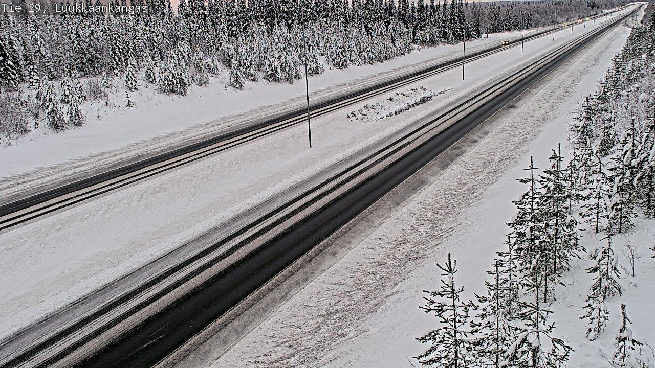 Weather Camera Image Väg 29 Torneå Luukkaankangas, Tornio, Lappi