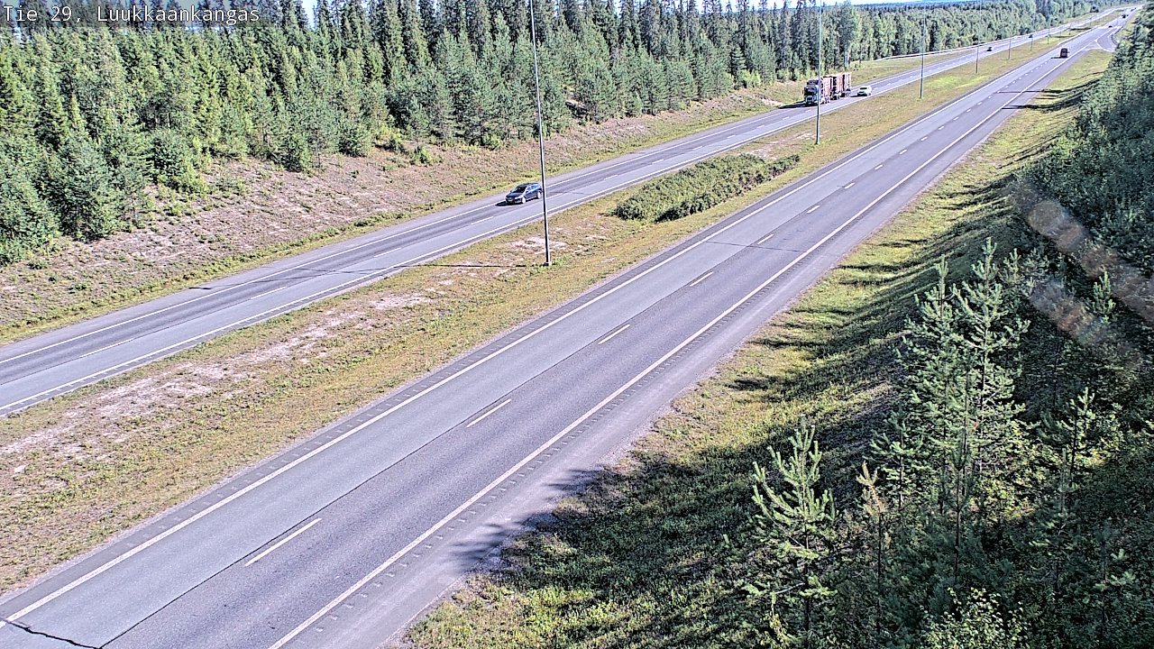 Weather Camera Image Road 29 Tornio Luukkaankangas, Tornio, Lappi